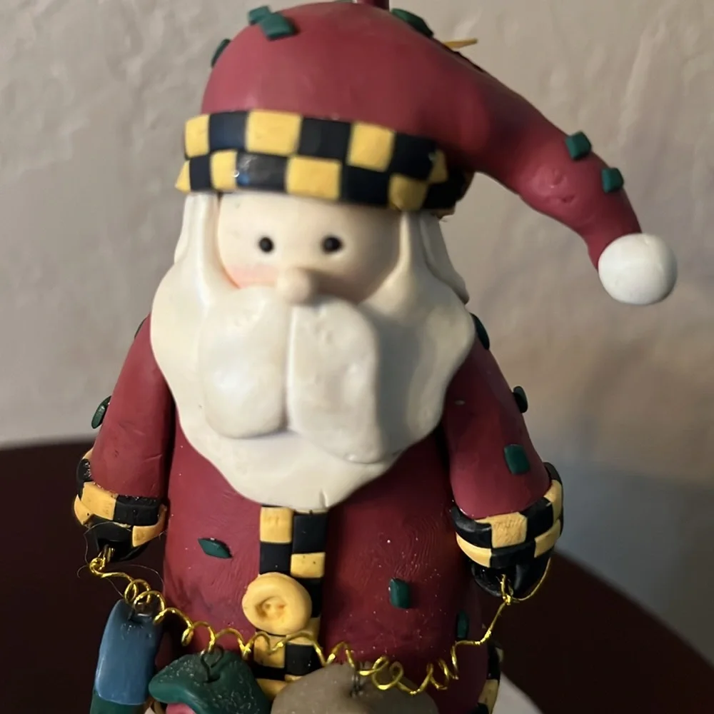 Christmas candle holders - Snowman snd Santa Clause